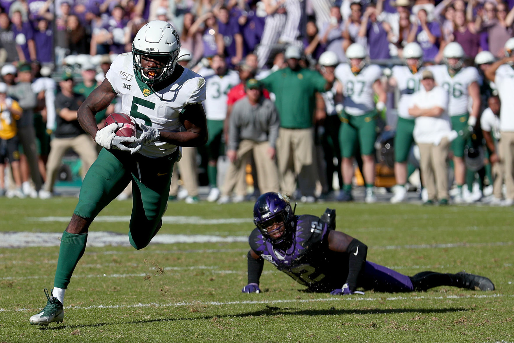 Oklahoma, Baylor survive